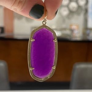 Kendra Scott purple earrings